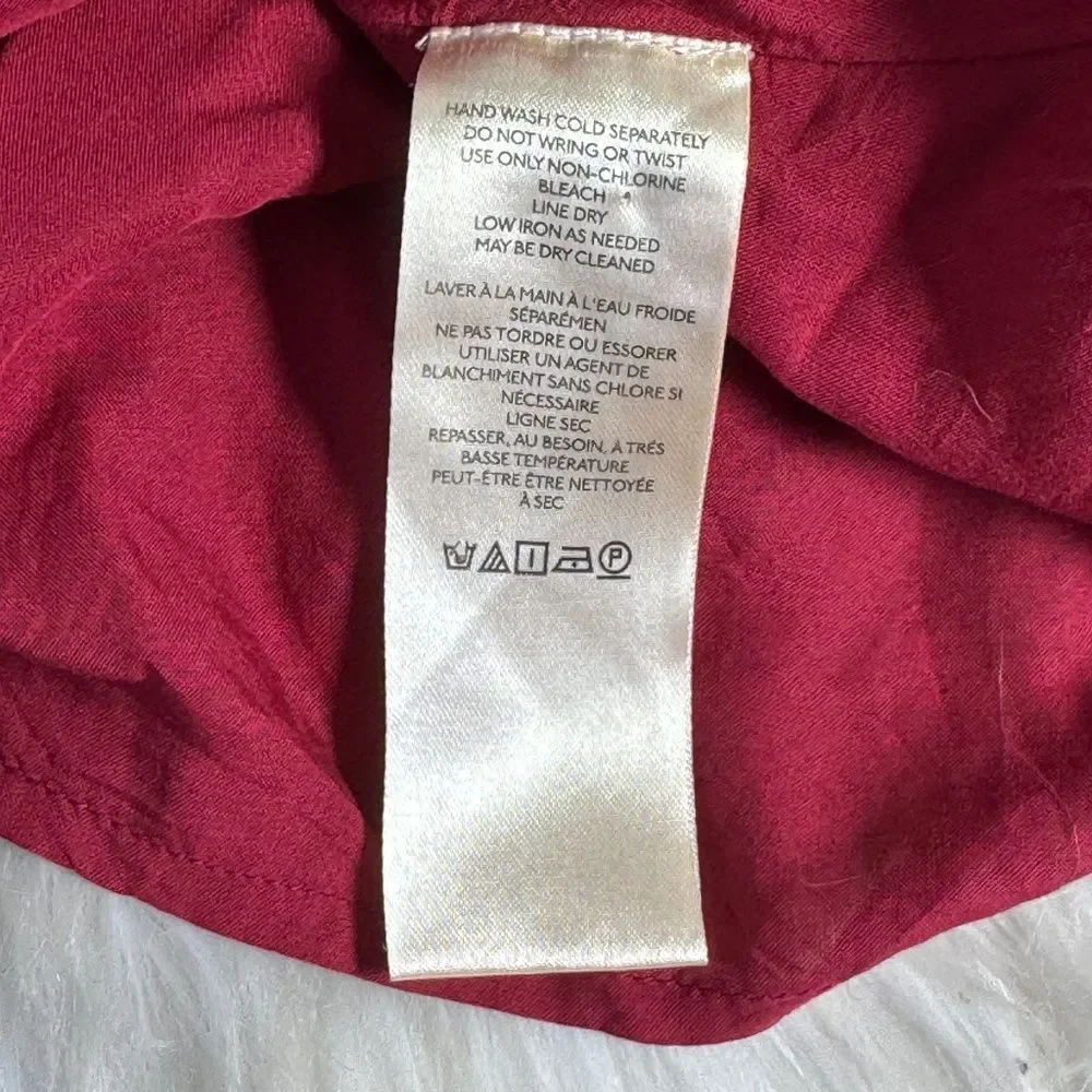Free People Sunshine of Love Blended Berry Red Mini‎ Dress Sz S